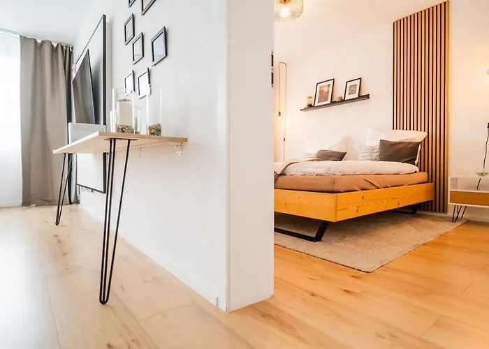 Kirchturm-panorama - Mit Balkon Im Herzen Von 公寓 布伦瑞克